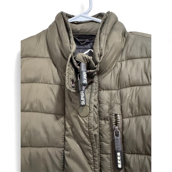 Superdry Women's Dark Brown Puffer Jacket - Picture 4 of 4